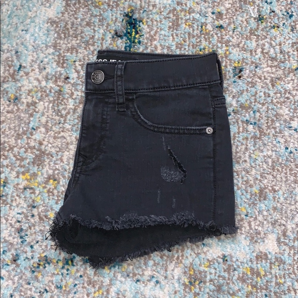 Black Express Jean Shorts - Picture 4 of 5